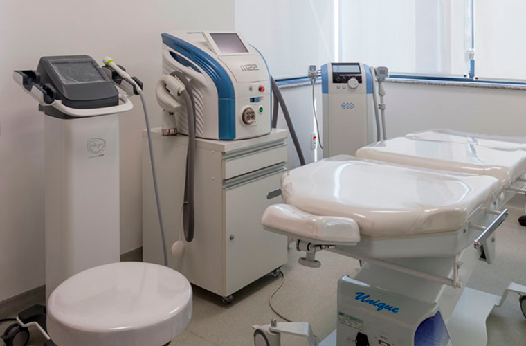 equipamento médico para tratamento de flacidez em clínica de dermatologia estética, Cabral – Curitiba